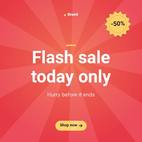 Flash sale