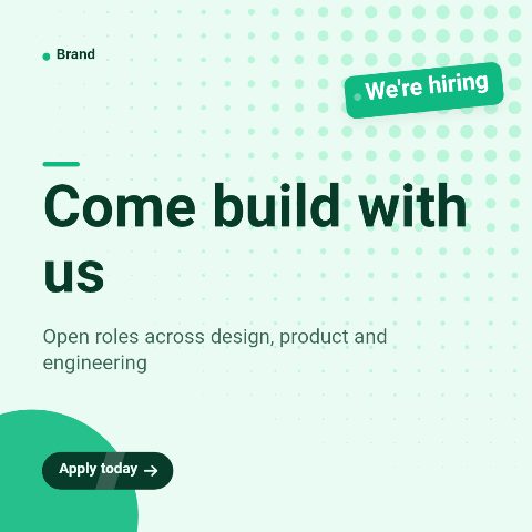 We are hiring